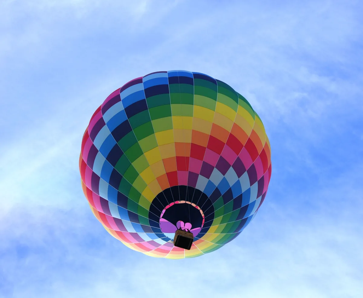 Photographie d’illustration d’une montgolfière
